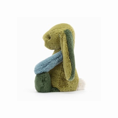 Jellycat Bashful Patchwork Basil Bunny New Zealand | AZOLB0189